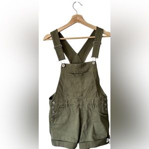 Olive Green Overalls